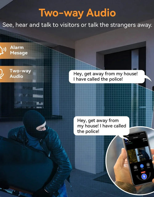 Load image into Gallery viewer, Smart wireless doorbell security camera for home surveillance
